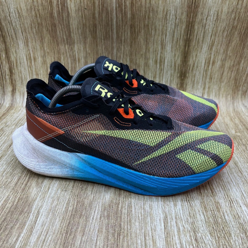 Reebok Floatride Energy X Running Shoes Men's Size 10 Black Blue Orange HR1767
